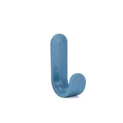 

Nordic Style Simple Wall-mounted J-hook Kitchen And Bathroom Small Objects Finishing Hooks 4 Packs