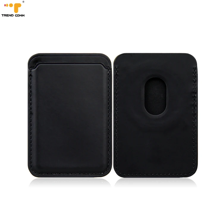 

For iPhone 12 Case PU Leather Detachable Magnetic Business Card Holder