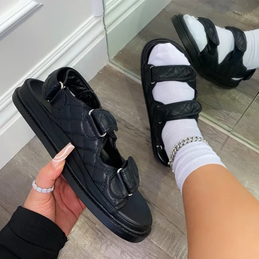 

2021 Summer Hot Solid Plaid Gladiator Roman Sandal for Men Women Summer Sandals Casual Big Size 43, Black,white,brown,grey