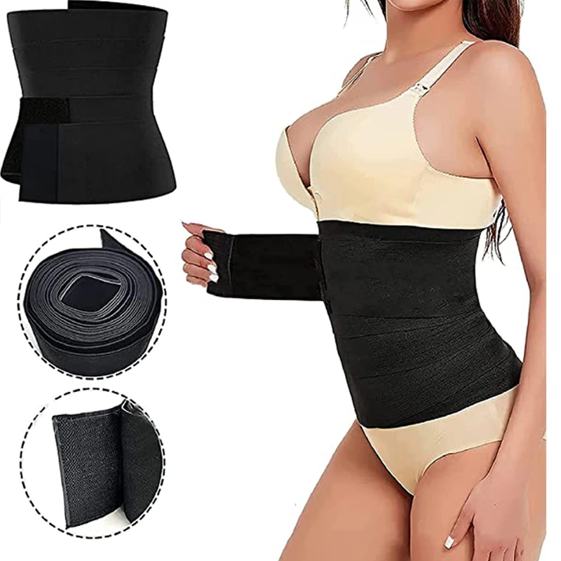 

Tiktok Waist Trainer Slim Support Wraps for Stomach Adjustable Waist Trimmer Quick Snatch Me Up Bandage Wrap, Pictures shown and custom