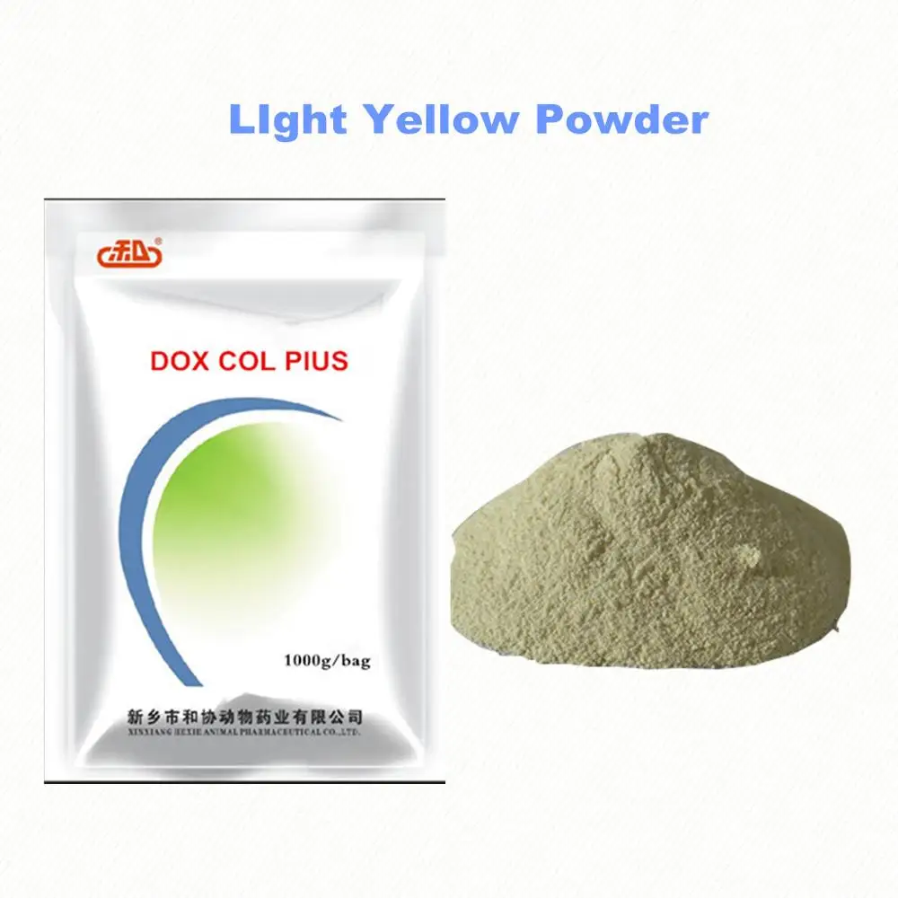 
Vitamin b1 b6 b12 injection b2 hexie Doxycycline HCL and Colistin sulphate powder 