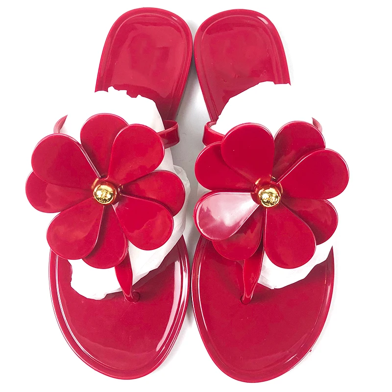 

2021 Luxury Mini Flip Flop Slipper Beach Outdoor Slipper women shoes slipper PVC Hollow Out Women Flip Flop