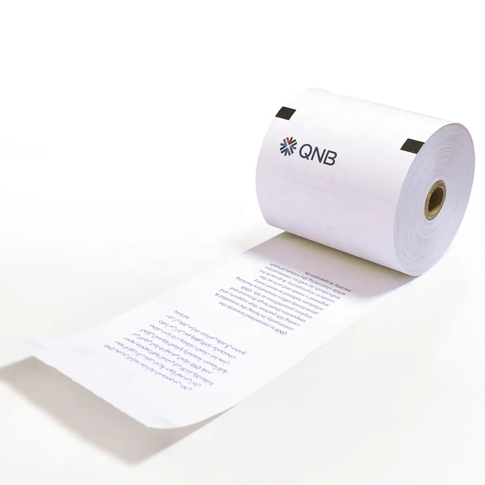 

Free sample 56 mm Bill Register Pre Printed POS 50gsm ATM Machine Printer Thermal Paper Roll