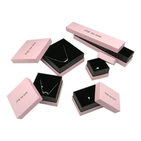 

Custom luxury gift paper packaging velvet jewelry box