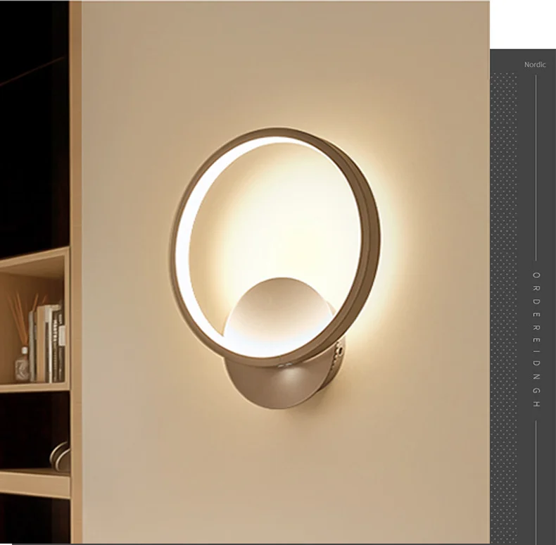 led aisle lamp creative 18watt bedroom study bedside balcony corridor led wall lights