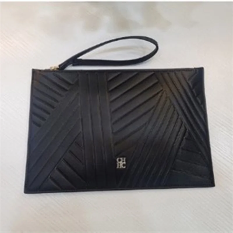 

Famous Designer CH Brand Bags 2021 New Trend Large Capacity Women's Handbag Fashion Versatile Leather Striped Women's Wallet