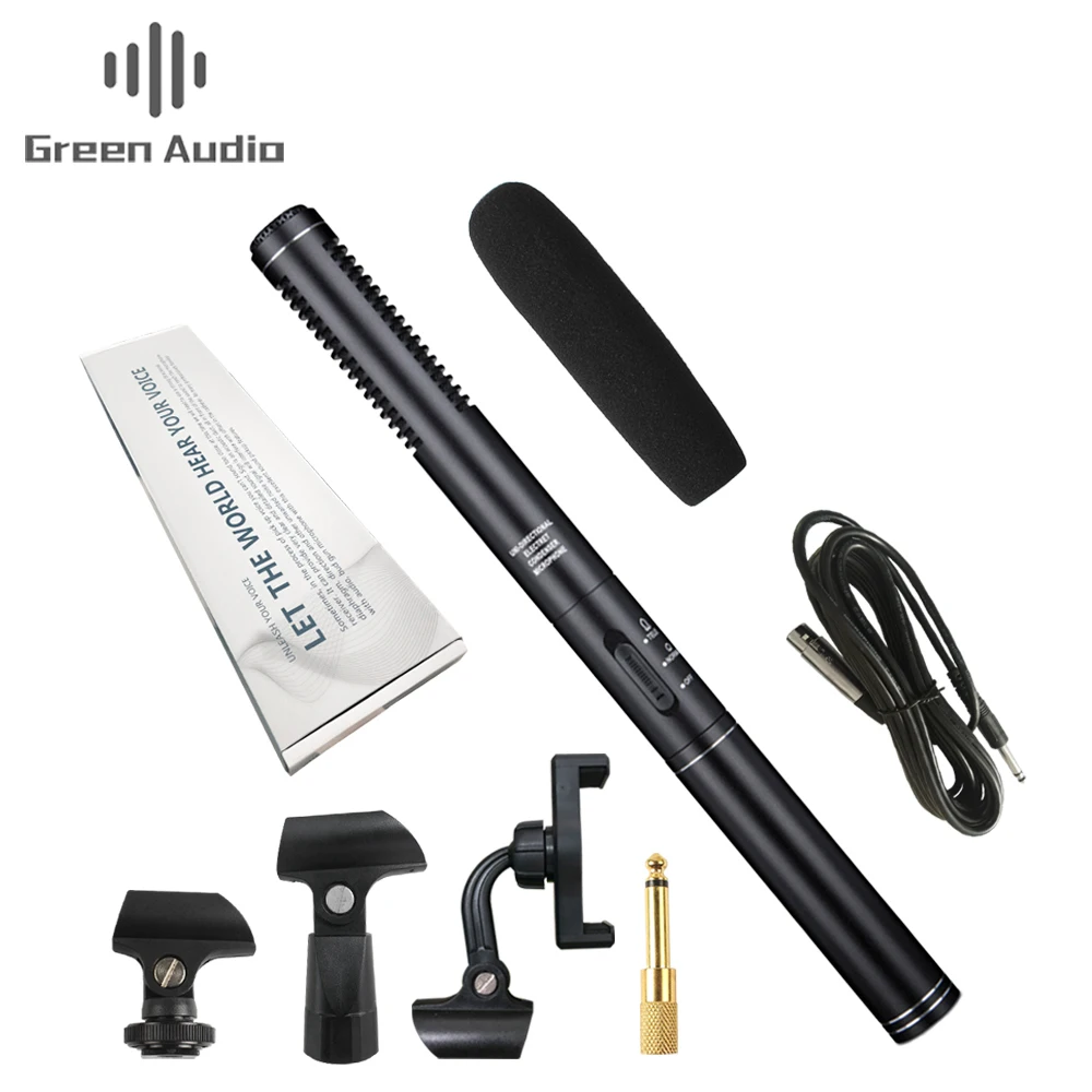 

GAM-CF05 Microphone Mini Mic Facebook Livestream Recording Shotgun Mic for Smartphone, Black