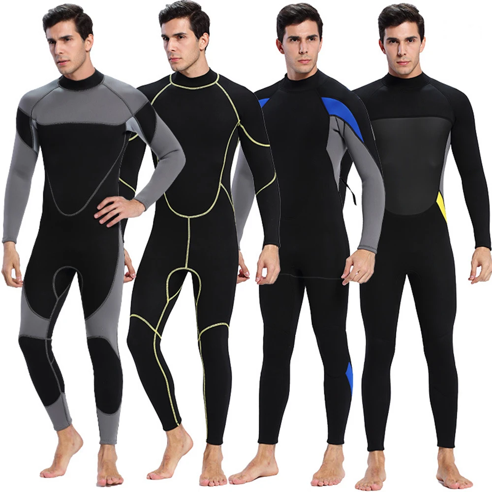 

Newbility  Back zipper 3mm sun protection neoprene diving suit mens wetsuit, Customized color acceptable