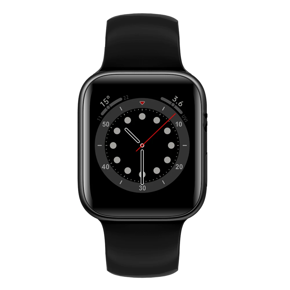 

2021 new Series 6 Smartwatch Bt Call 44MM IWO 13 Heart Rate Monitor ECG Sport X6 Smart Watch, Black white pink blue red