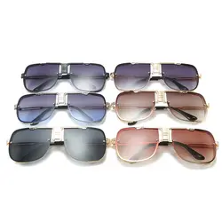 Design Rimless Rectangle Sunglasses 2021 Cut-edge 