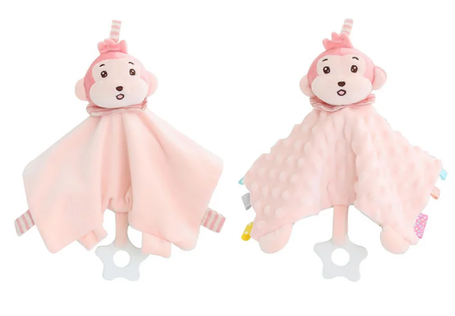 Baby Security Blanket Soft Stuffed Animal Plush Security Blanket