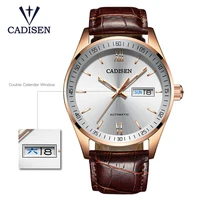 

CADISEN 1020 Automatic Men's Mechanical Table Artistic Temperament Rose Gold Wrist Watch