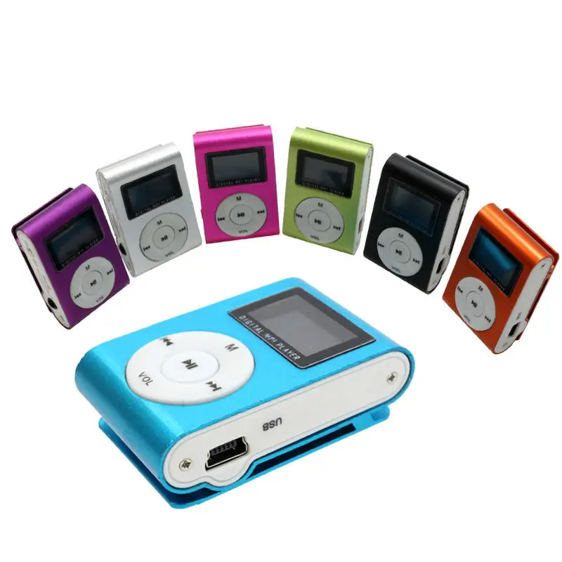 

walkman mp3 motocicleta kit araba mp3 clip waterproof cd small mp3, 8 colors