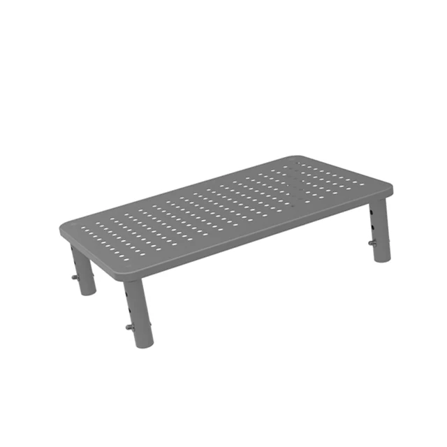 Monitor Stand Clamp Desk Tv Shelf Risers Dual Plastic Monitor Riser