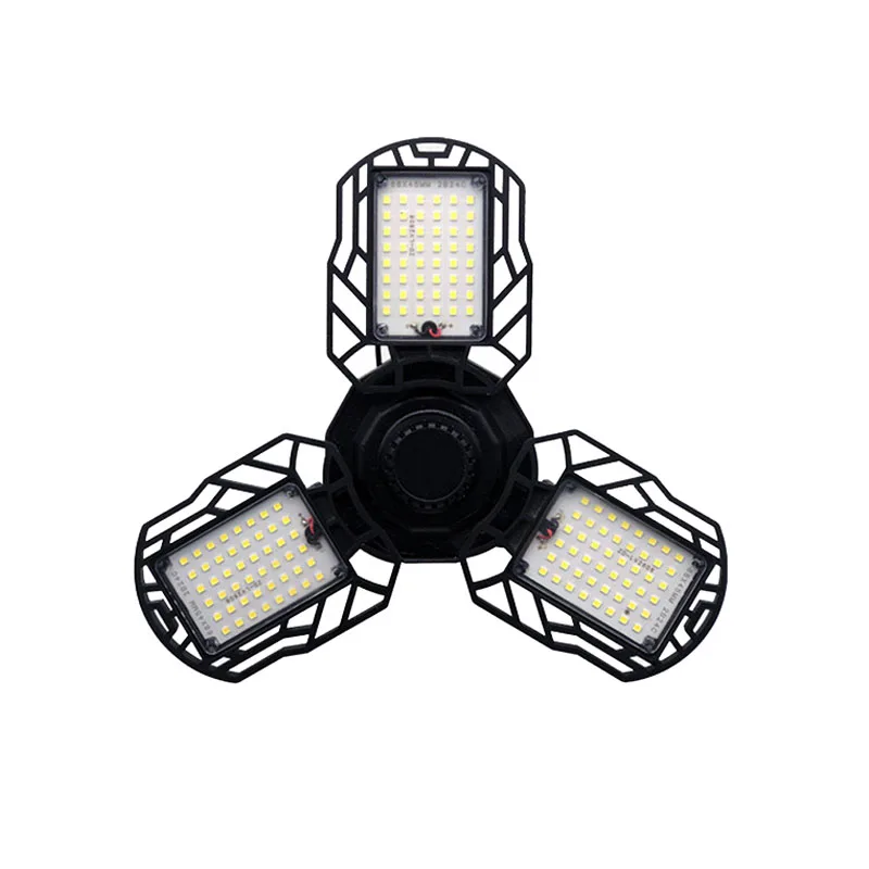 
Wide pressure smart sensor fan blade bulb lamp constant bulb LED folding garage light 