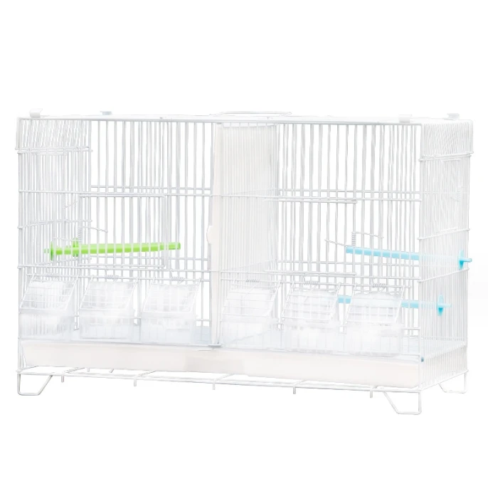 

Factory Breeding Flight Parakeet Bird Cage for Finches Budgies Cockatiels Conures Lovebirds Canaries Parrots Breeder Cage