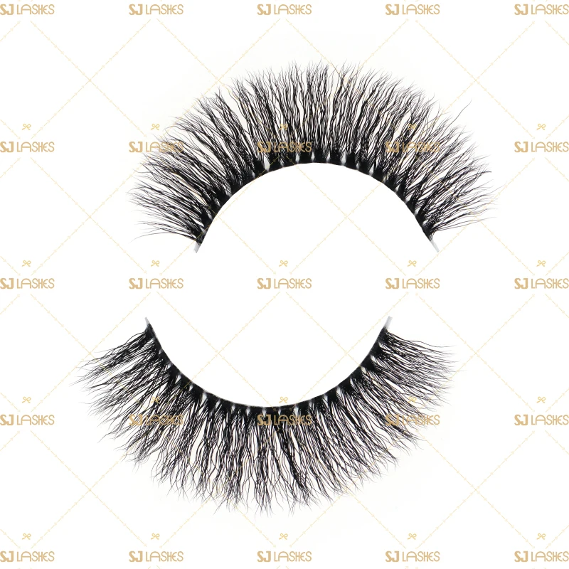 

5Pairs Wavy Eyelashes In One Tray ECO Package Lash Kit, Natural black