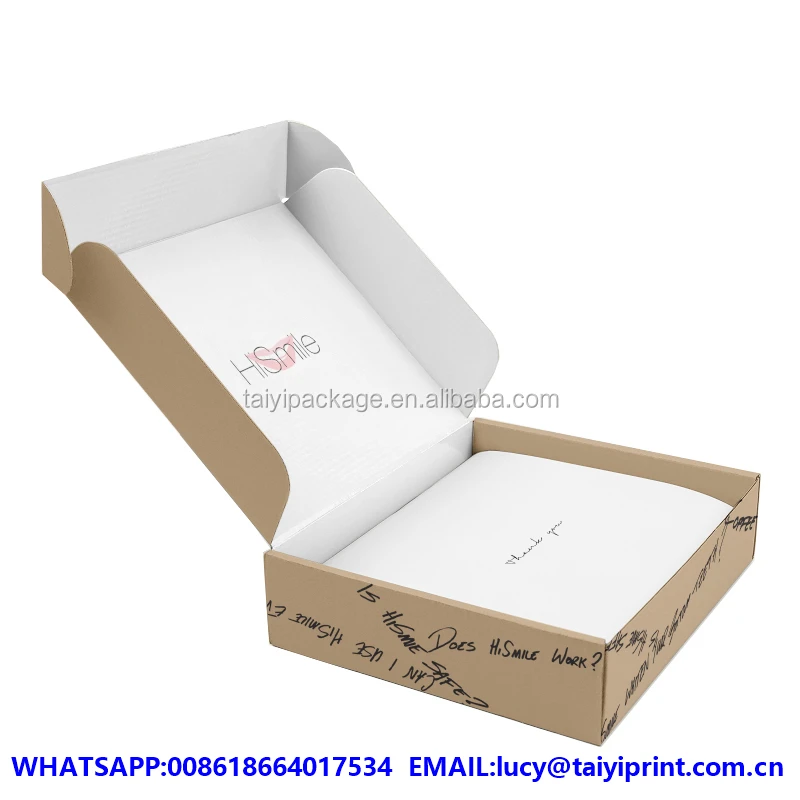 t-shirt jumbo kraft easy-fold box mailers