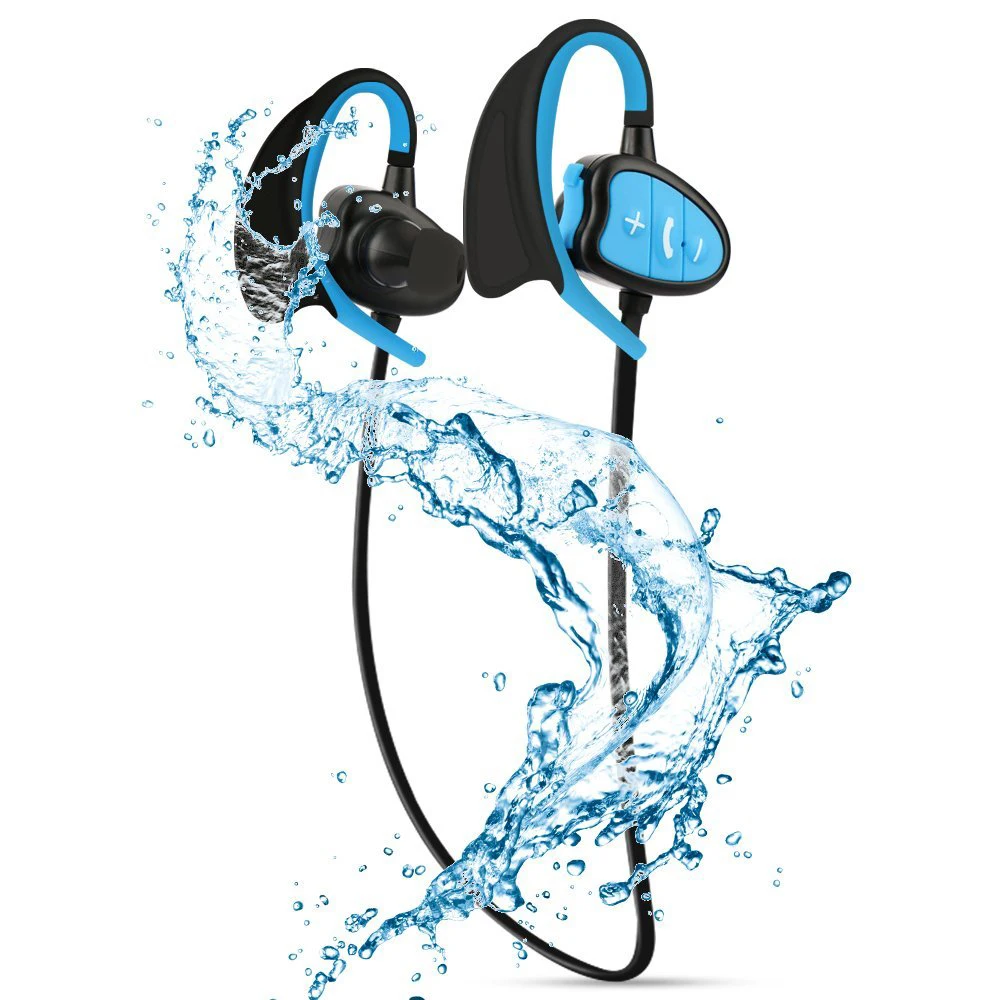 

Hot selling IPX8 completely waterproof earphones underwater wireless swimming headphones headset