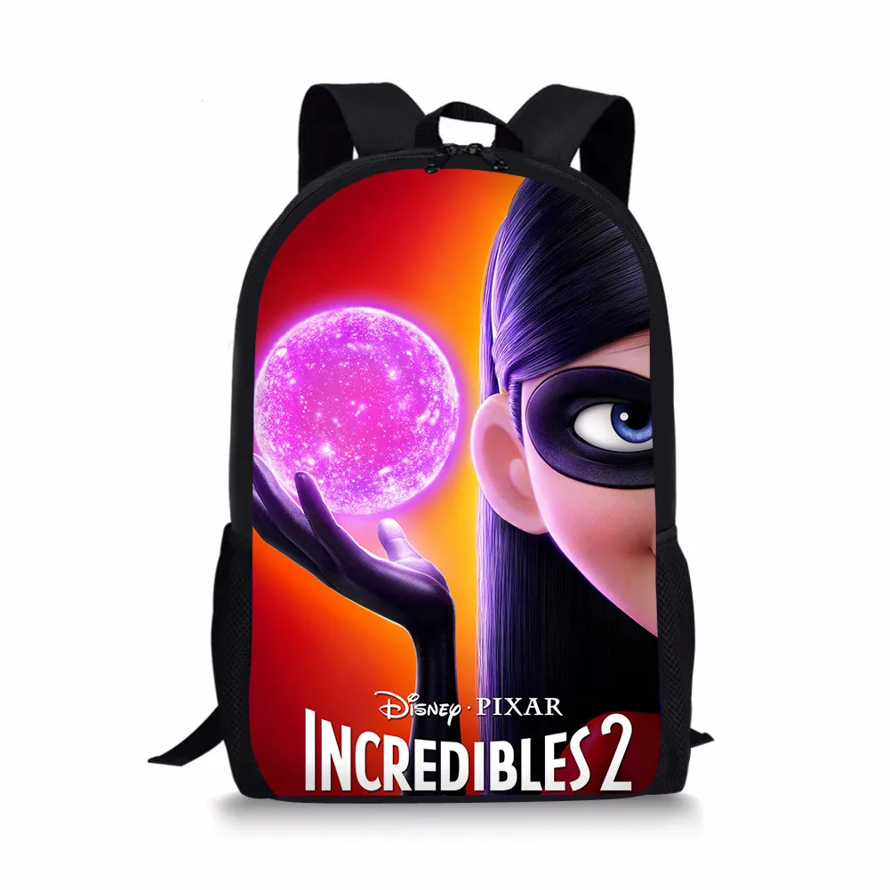 

Cartoon incredibies print Custom Print Teenage Mochilas Rucksack Backpack School Bags Kids Children, Customized