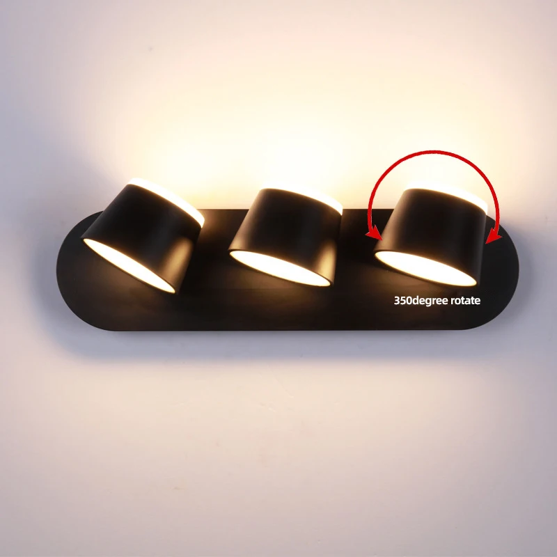 5W Modern Bedroom Wall Light Lamp 2*5W 3*5W Creative Wall Lamp Decoration Light LED Wall Lamp