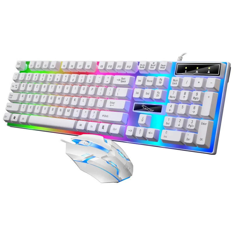 

G21B USB 2.0 Backlit LED Professional 104 Keys Keyboard Mouse Combos Home Notebook Desktop Computer Latest Gaming Keyboards