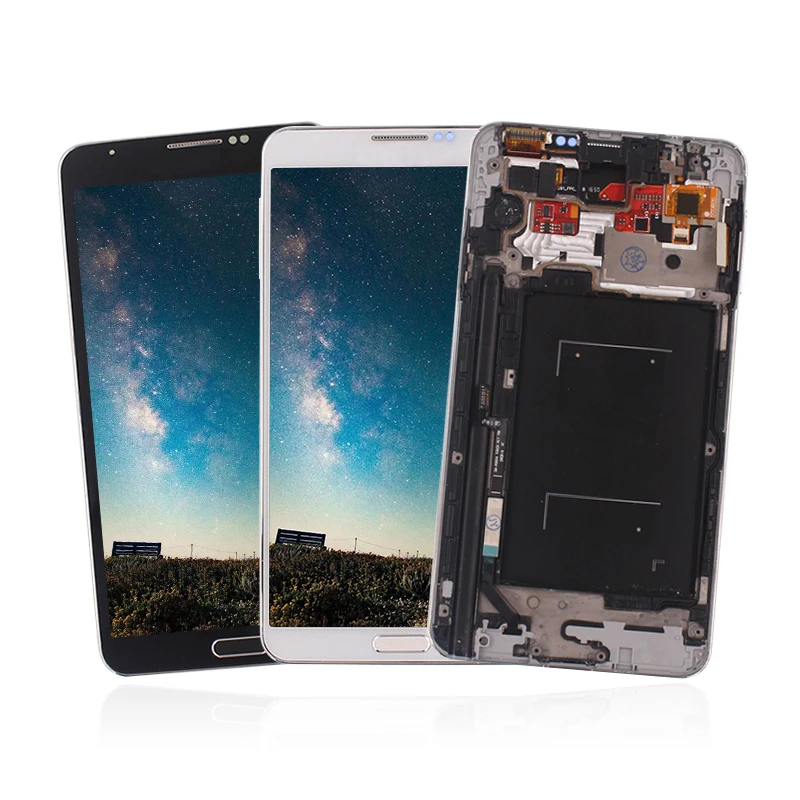 

Wholesale LCD Touch Screen For Samsung Galaxy Note 3 N9000 N9002 N9005 LCD Digitizer, Black white