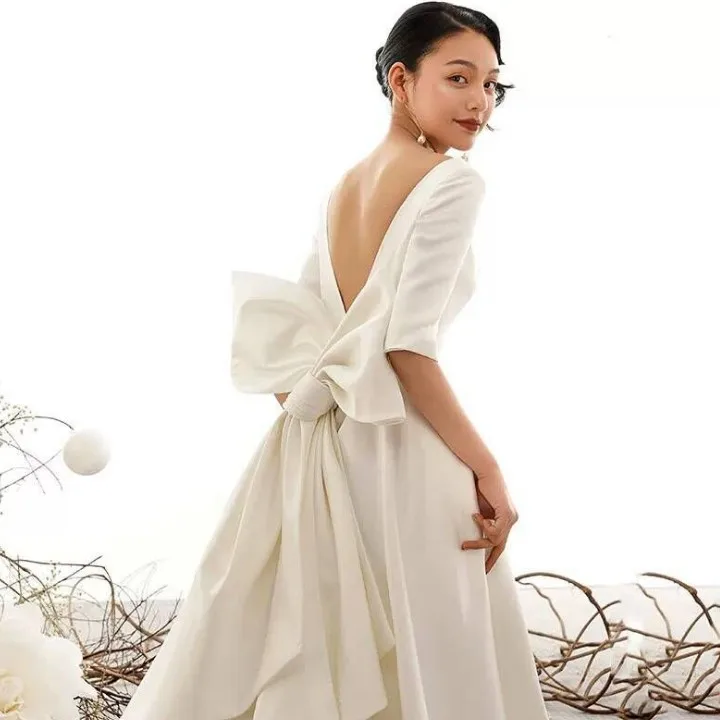 

OXGIFT wholesale luxury satin wedding dresses bridal gown manufacturers