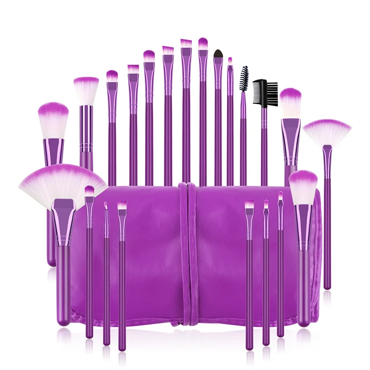 

22pcs custom powder brush customize makeup brushes rose gold, Colorful