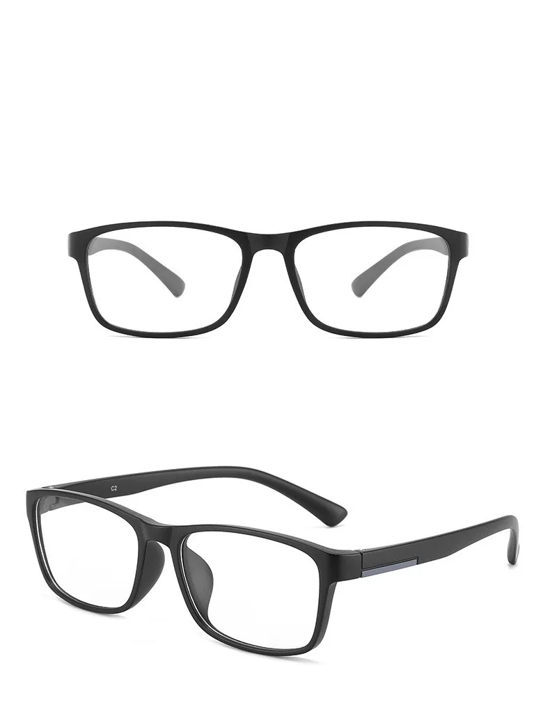 

yiwu cheap TR90 square optical frame PC lens anti radiation blue light blocking computer game eye eyewear glasses for men