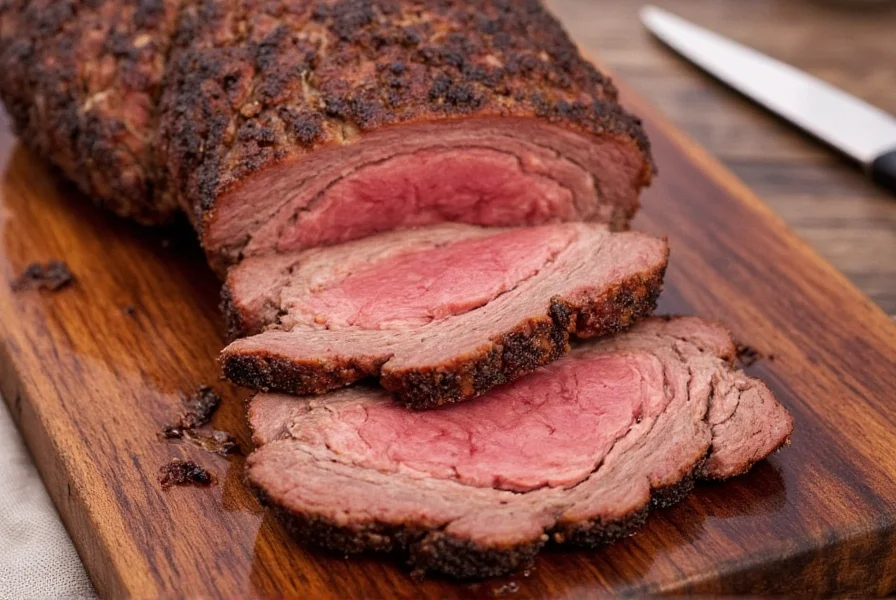 Meat Thermometer Checking Internal Temperature