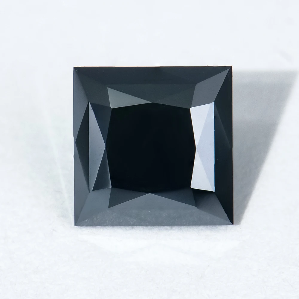 Xingyue Manufacturer Good Price Wholesale 6mm 10mm 15mm Black Vvs1 Shape Princess Cut Moissanite Mossanite Diamond Loose Stones