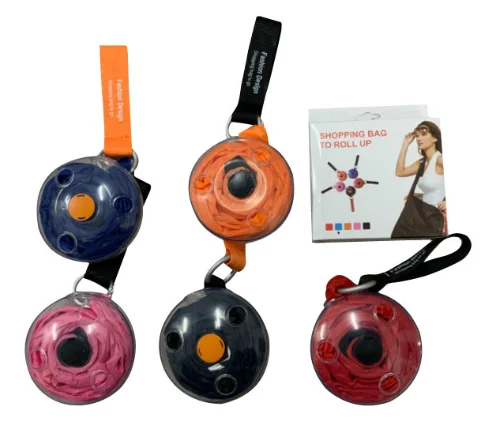 

Custom Reusable Folded Shopping Bag Folding Roller Retractable Portable Storage Bag 201129