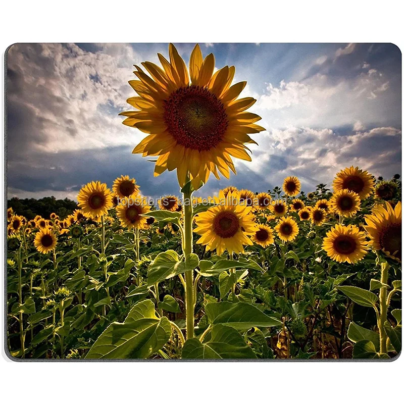 

Sunflower Sublimation High Quality Low MOQ Neoprene Mouse Pad Mat