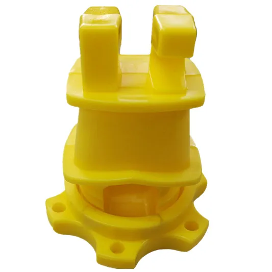 

electric fence Rod Post Insulators in different colors yellow, Black/yellow