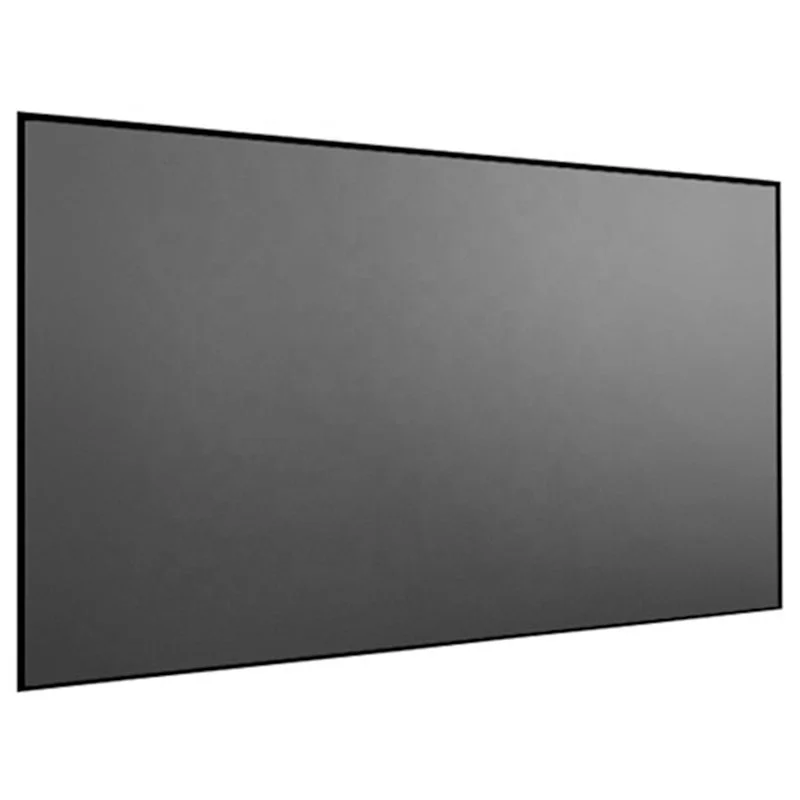 

SAVICTO screens Black crystal ALR projection screen custom 100inch 16:9 UST crystal projector screen, Dark grey