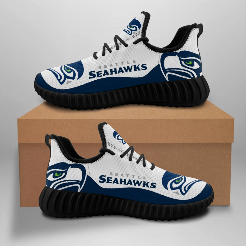 

Fashionable American Football Team Logo Design Shoes Sport Men Weave Sport Shoe Manufacturers Black Sole Mens Shoes Casual Sport, Customized color