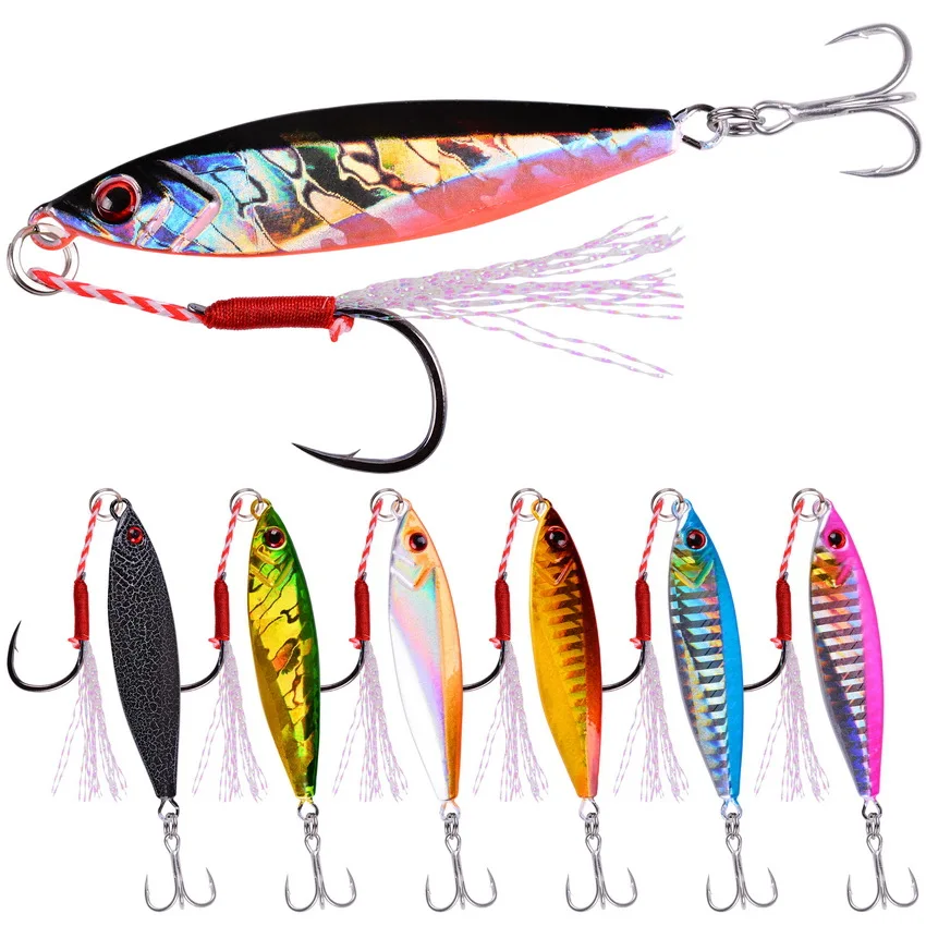 

JETSHARK Hot sale 14g 21g 31g metal jig lures factory direct slow jig lures wholesale fishing lures jig