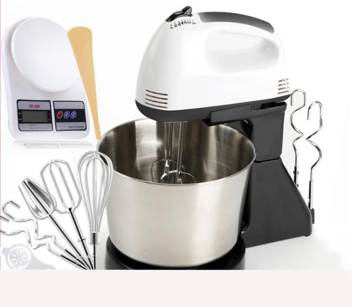 

Hot Sale Food Mixing Machine 7 Speeds Electric Eggbeater Mixer Set
