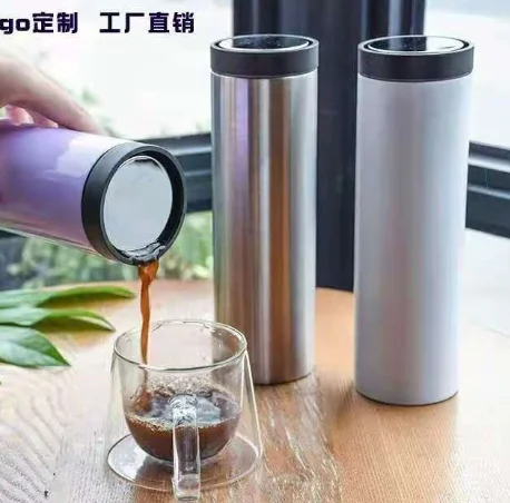 

2022 16oz skinny coffee tumbler Vacuum Insulated stainless steel Sports water bottle Double Wall thermos
