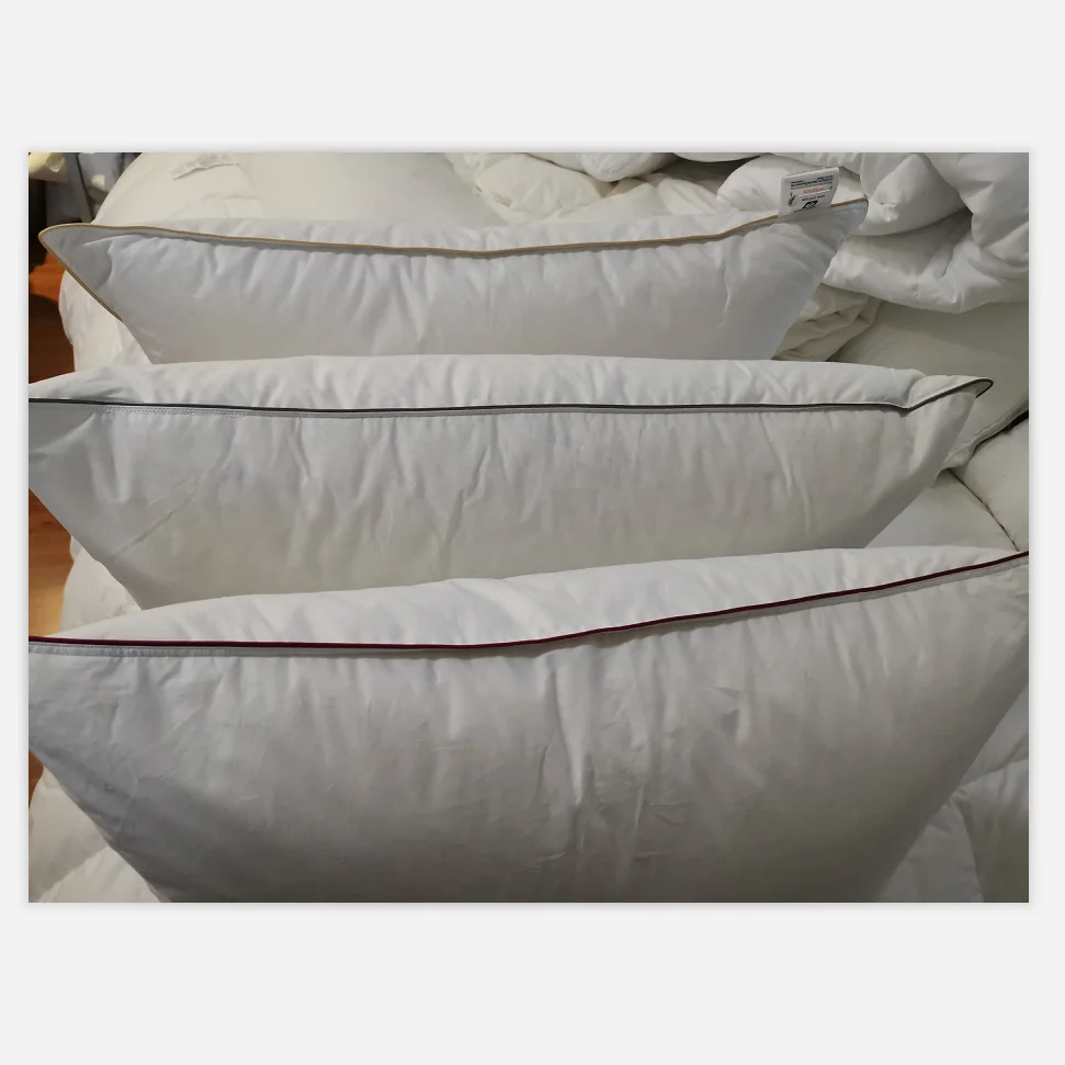 

51x66cm queen size feather pillow inserts custom pillow goose feather luxury down duck feather pillow