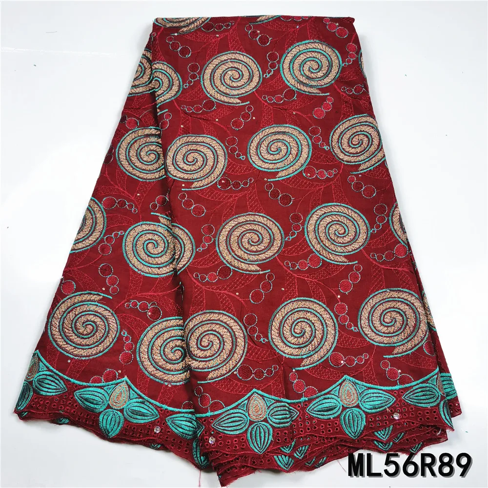 

Beautifical 2020 wholesale swiss lace fabric african swiss voile 100 cotton lace fabric ML56R89, Customized