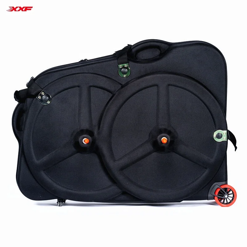 

Hot Hard Transport Bike Case Bicycle Carrier Boxes Travel Bags, Black