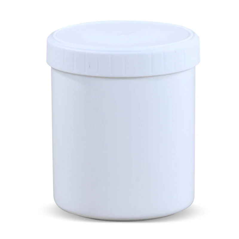 

UMETASS 32 Oz Wide Mouth Container HDPE White Plastic Jars With Pressurized Screw Top Lid For Hot And Cold Items Food
