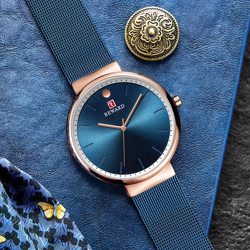 

Reward Mens Watches Top Brand Luxury Fashion Quartz Watches Ultra-thin Men Wristwatch Male Wrist Watch Relogio Masculino