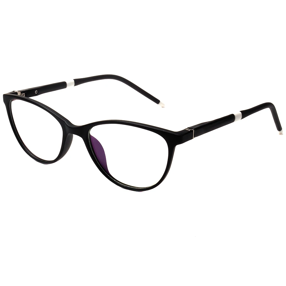 Children's easy to carry colorful cat eye full rim size 47-15-130 11.7g silicone optical glasses