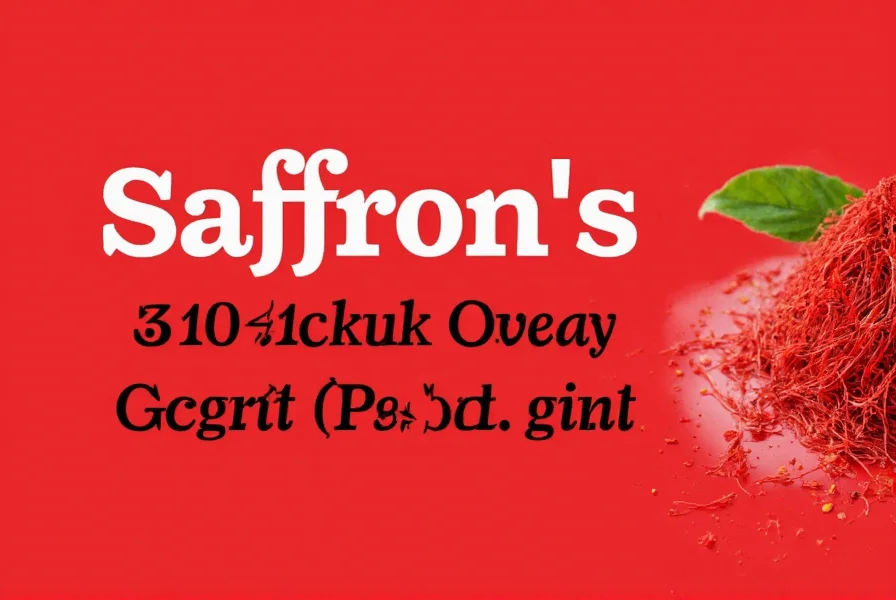 saffron nutrition facts