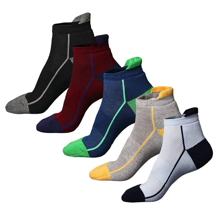 

Cotton Breathable Half Cushioned Athletic Ankle Men Sport Socks, Custom color