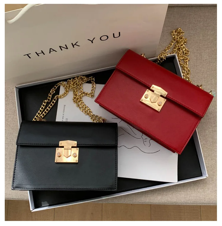 

2021 New design chain woman hand bags small square bag purses women's fashion shoulder crossbody bags