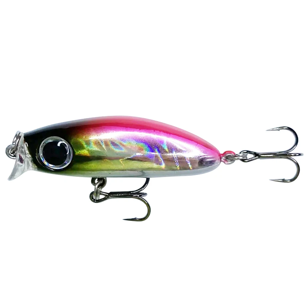 

Newbility high quality 4cm hard fishing lure floating popper for freshwater, 8 colors